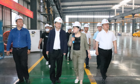 貴陽市政協副主席、清鎮市委書記付濤一行到明泰鋁(lǚ)業考察