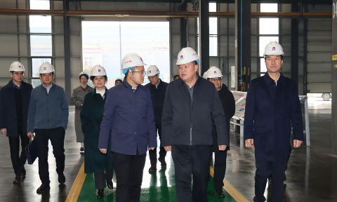鄭州市人大常委會（huì）副主任蒿鐵群一行蒞臨義瑞新材調研指導（dǎo）