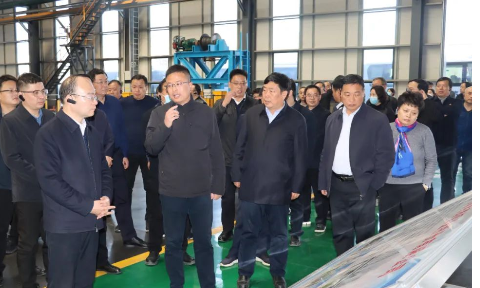 義馬市黨（dǎng）政考察團蒞臨明泰鋁業參觀（guān）考察