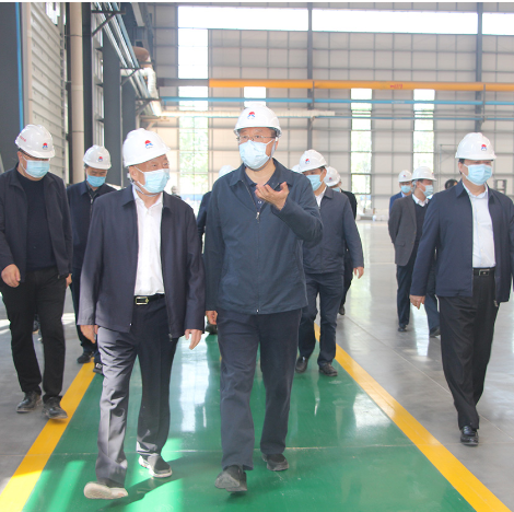 河南省人（rén）大常委會副主任、黨組副書記馬懿到公司參觀指導