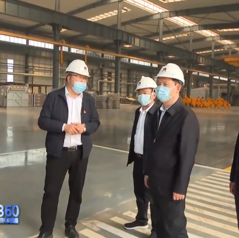 河南省委（wěi）常委、鄭州市委書記安偉到公司參觀指導