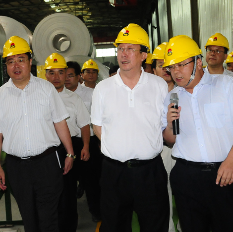 原河南省委書記郭庚茂（mào）到公司參觀指導