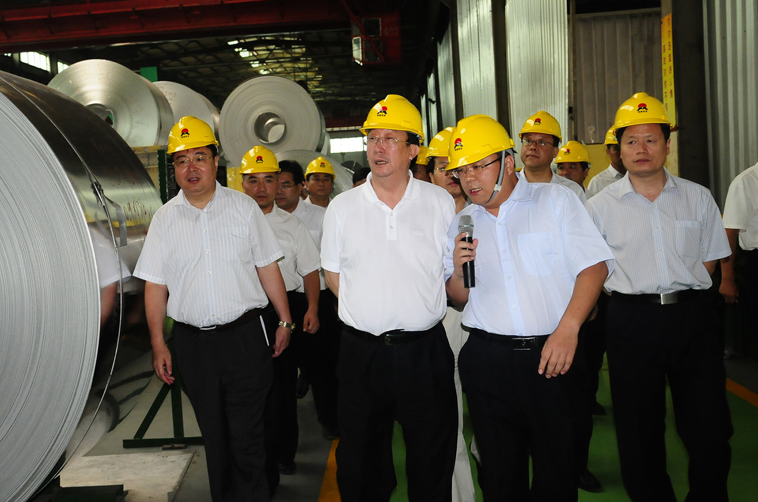 原河南省委書記郭庚茂到公司參觀（guān）指導