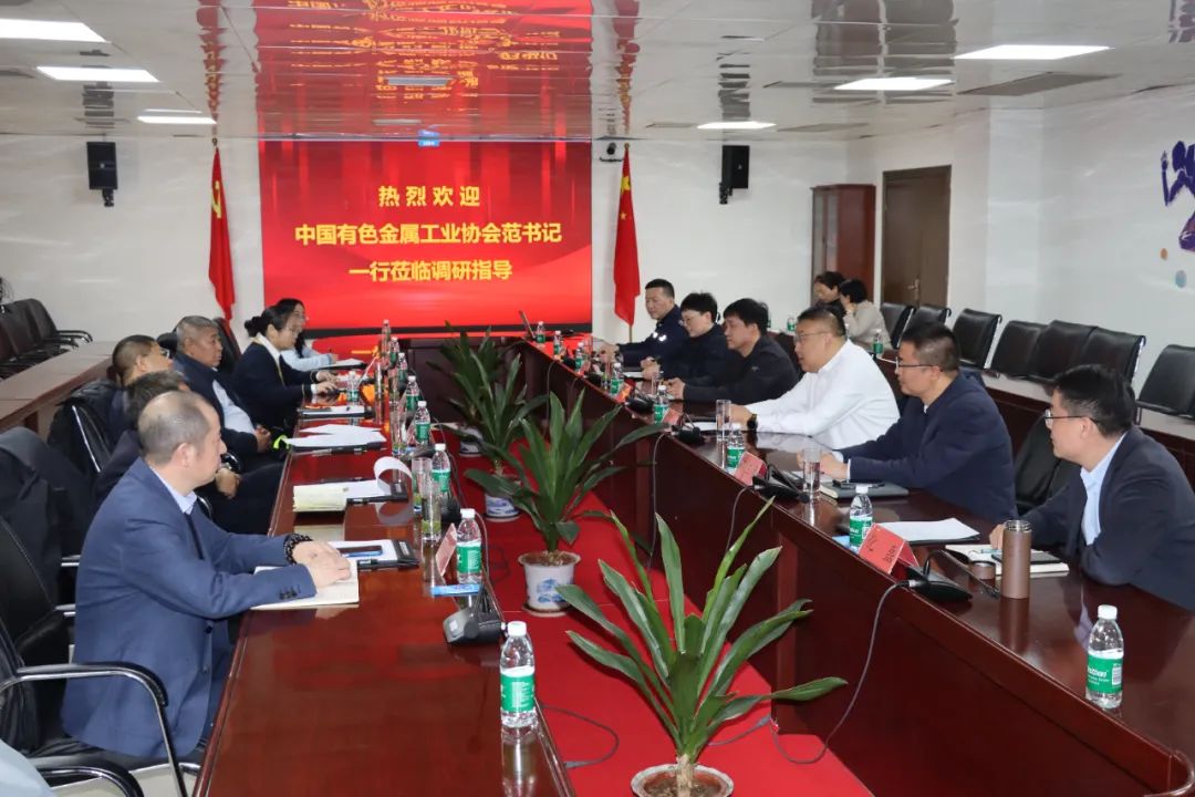 中（zhōng）國有（yǒu）色金屬工業協（xié）會（huì）黨委副書記範順科一（yī）行蒞臨（lín）明泰鋁業調研