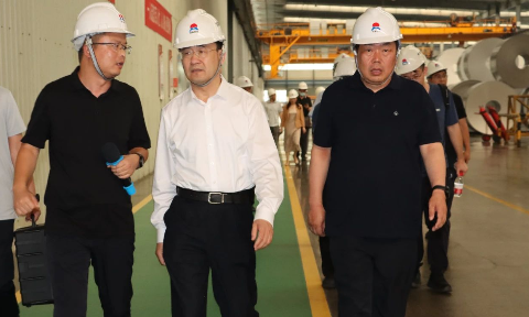 中國工業互聯網研究院黨委書記田川一行蒞臨明（míng）泰鋁業調研