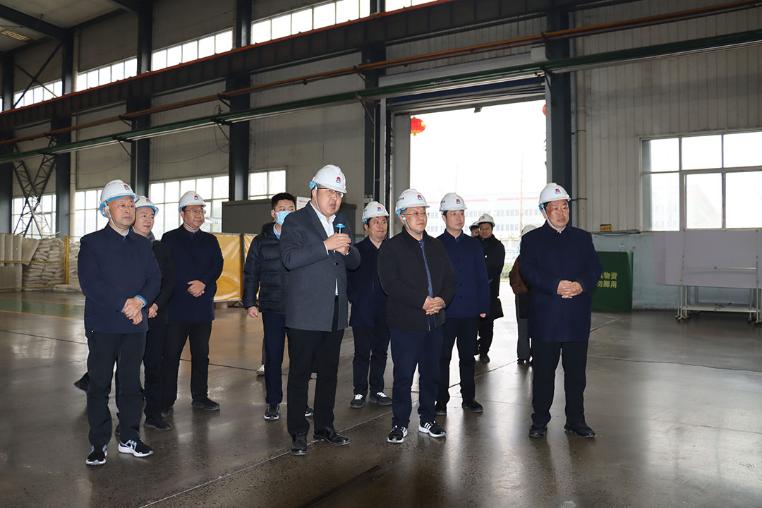 西峽縣（xiàn）領導一行（háng）到明泰鋁（lǚ）業參（cān）觀（guān）考（kǎo）察